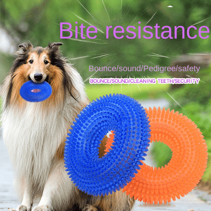 pack of 2pcs dog toys Pet toy bite resistant sound making toy ball dog toy tooth cleaning molar dog toy