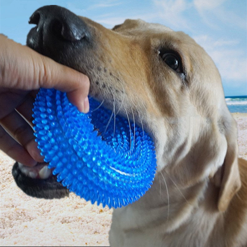 pack of 2pcs dog toys Pet toy bite resistant sound making toy ball dog toy tooth cleaning molar dog toy