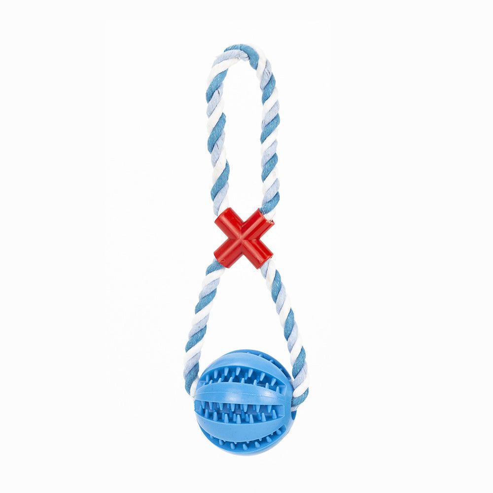 Pet molar toy watermelon ball silicone toy dog molar ball bite-resistant, teeth-cleaning and food-leakage ball chewing dog bite toy