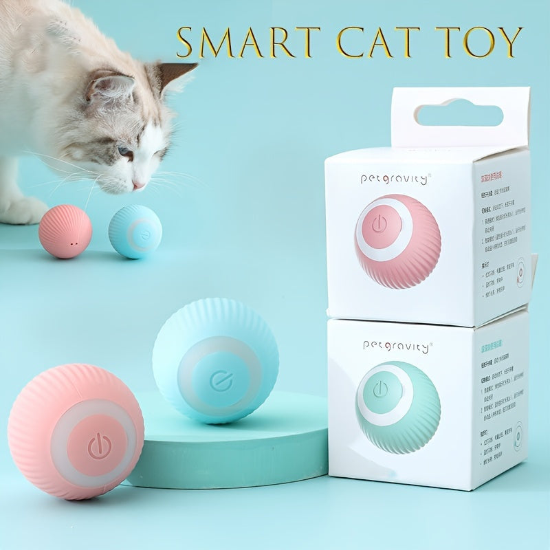 Smart Pet Toys For Dog & Cat; Automatic Rolling Ball Electric Cat Toys; Interactive Cat Ball Toys; dog toys