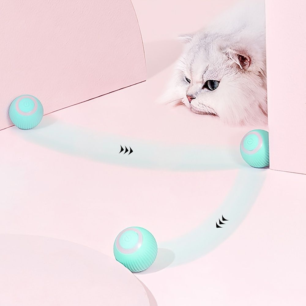 Smart Pet Toys For Dog & Cat; Automatic Rolling Ball Electric Cat Toys; Interactive Cat Ball Toys; dog toys