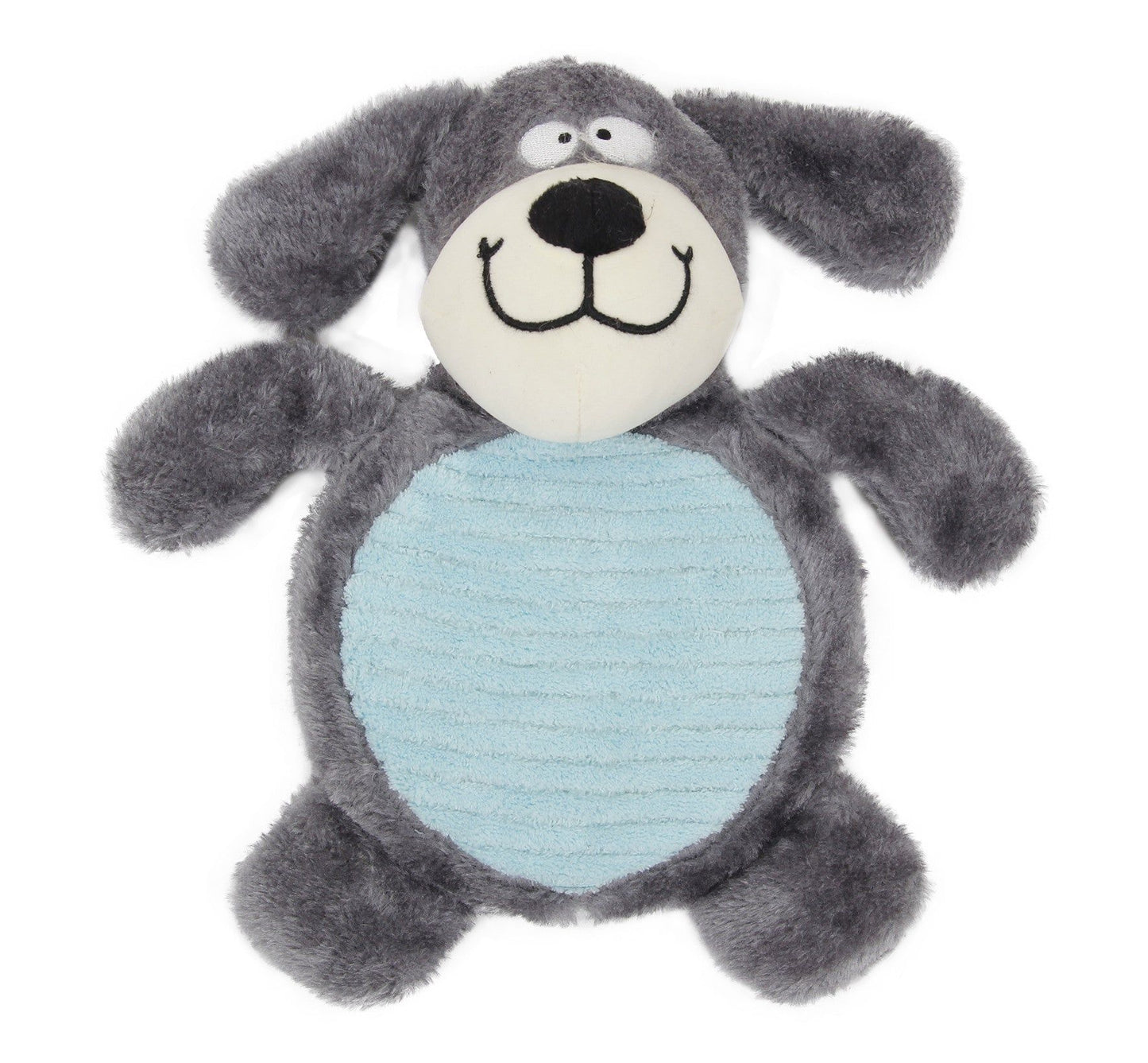 Pet Life Cozy Play Plush 2 Set Of Matching Squeaking Chew Dog Toys
