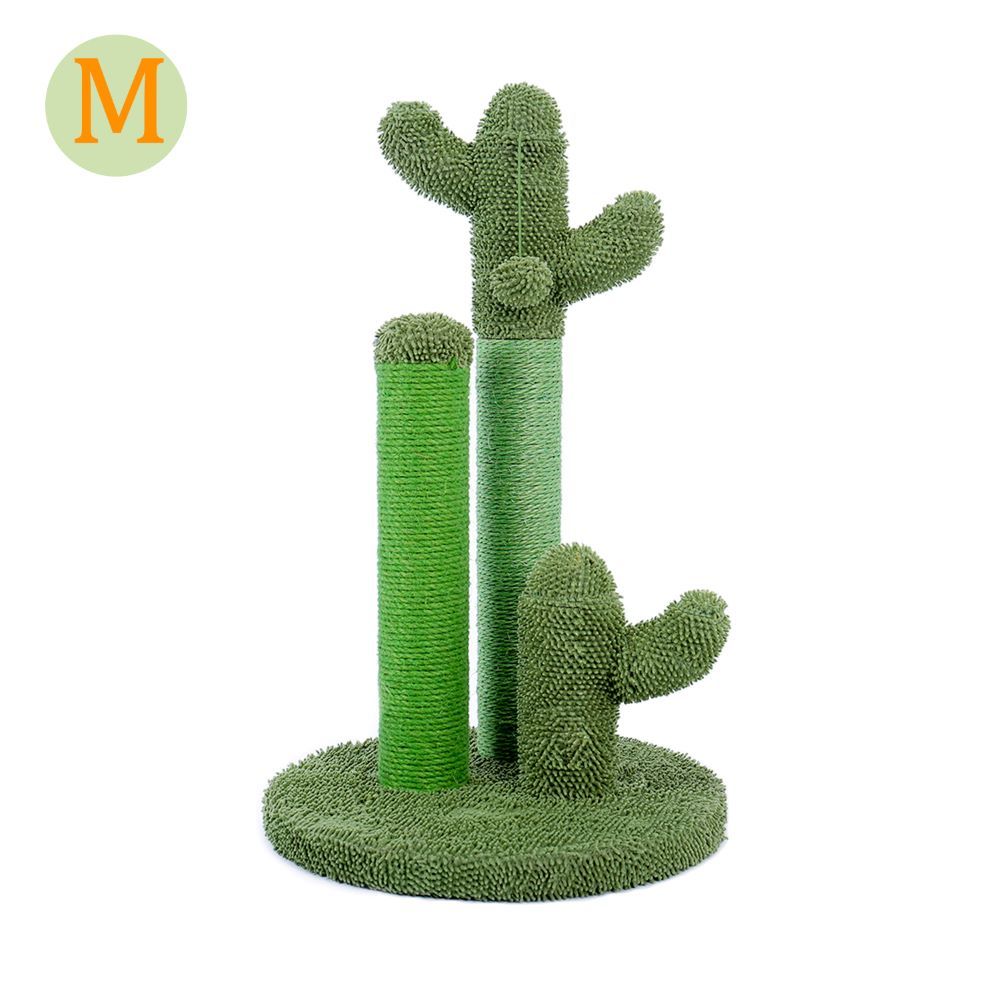Pet Supplies Cute Cactus Tree Pet Cat Toy With Ball Scratching Post