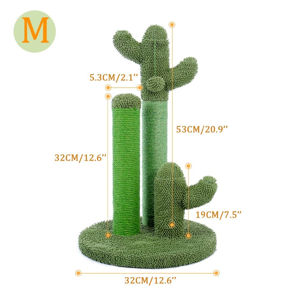 Pet Supplies Cute Cactus Tree Pet Cat Toy With Ball Scratching Post