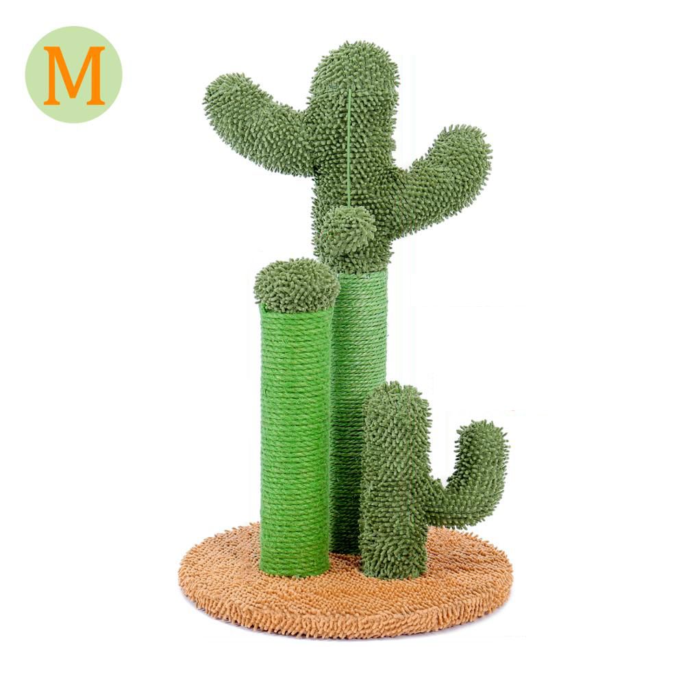 Pet Supplies Cute Cactus Tree Pet Cat Toy With Ball Scratching Post