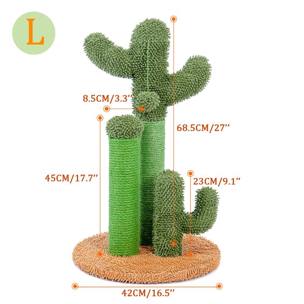 Pet Supplies Cute Cactus Tree Pet Cat Toy With Ball Scratching Post