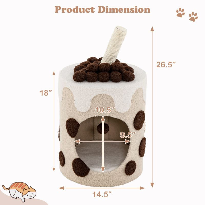 New Cute Cat Tree Tower with Scratching Post
