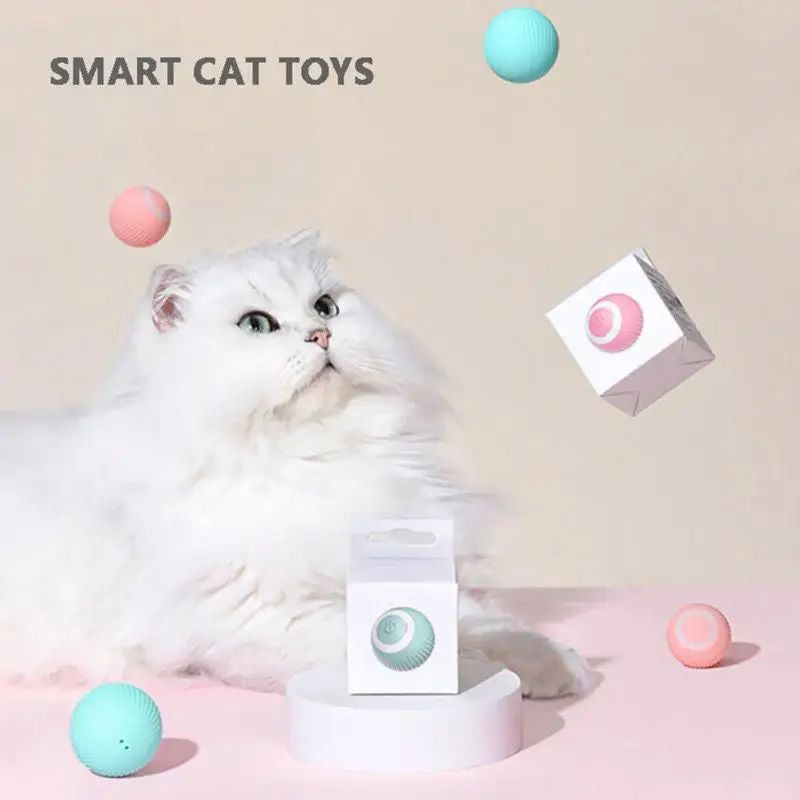Pet Toy Automatic Rotating Ball Cat Teasing Ball