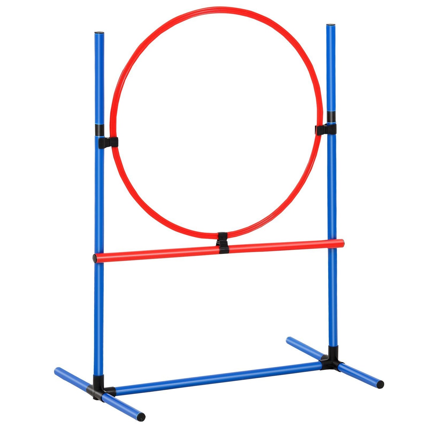 VEVOR Dog Agility Training Equipment 5 PCS Set Upgrade w/ Hurdles Extended Tunnel